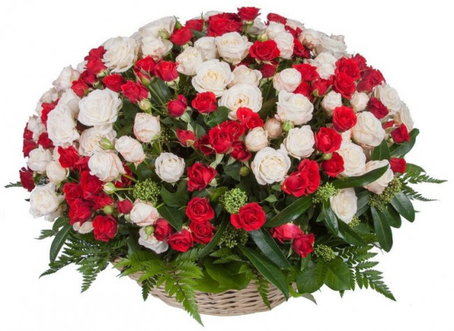 Букет цветов "Ягодная поляна"